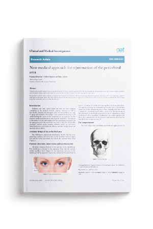 New medical approach for rejuvenation of the periorbital area